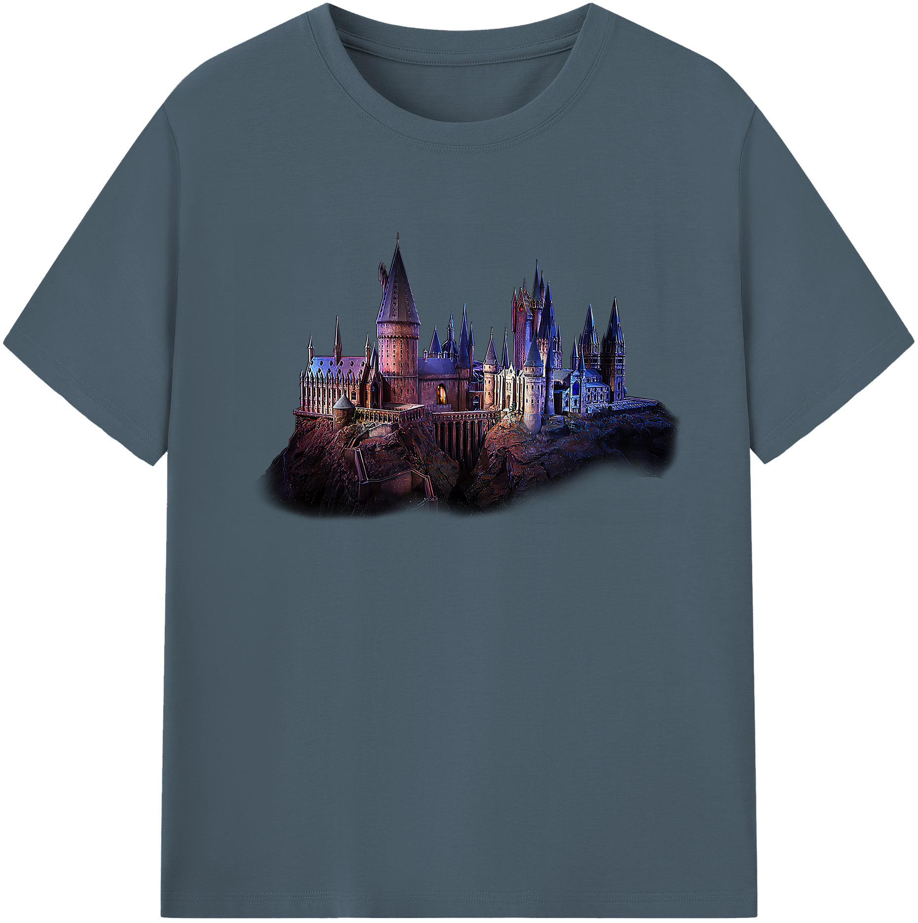 （画像用） Harry Potter ハリー・ポッターシリーズ 綿100％半袖Tシャツ（フロントプリント）